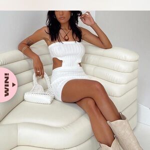 Princess Polly White Olia Mini Dress